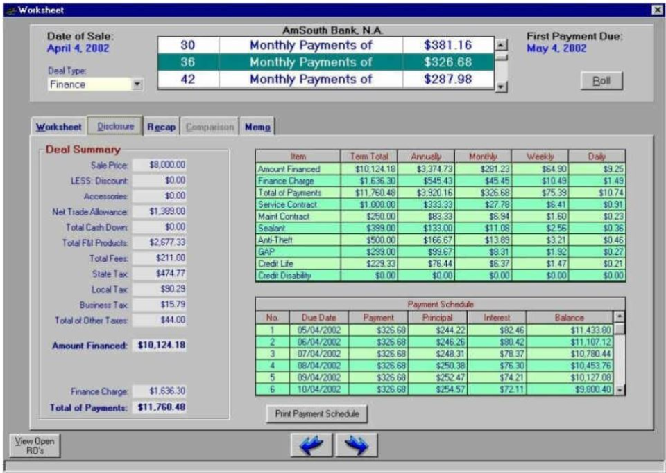 screenshot of Afs Information Systems